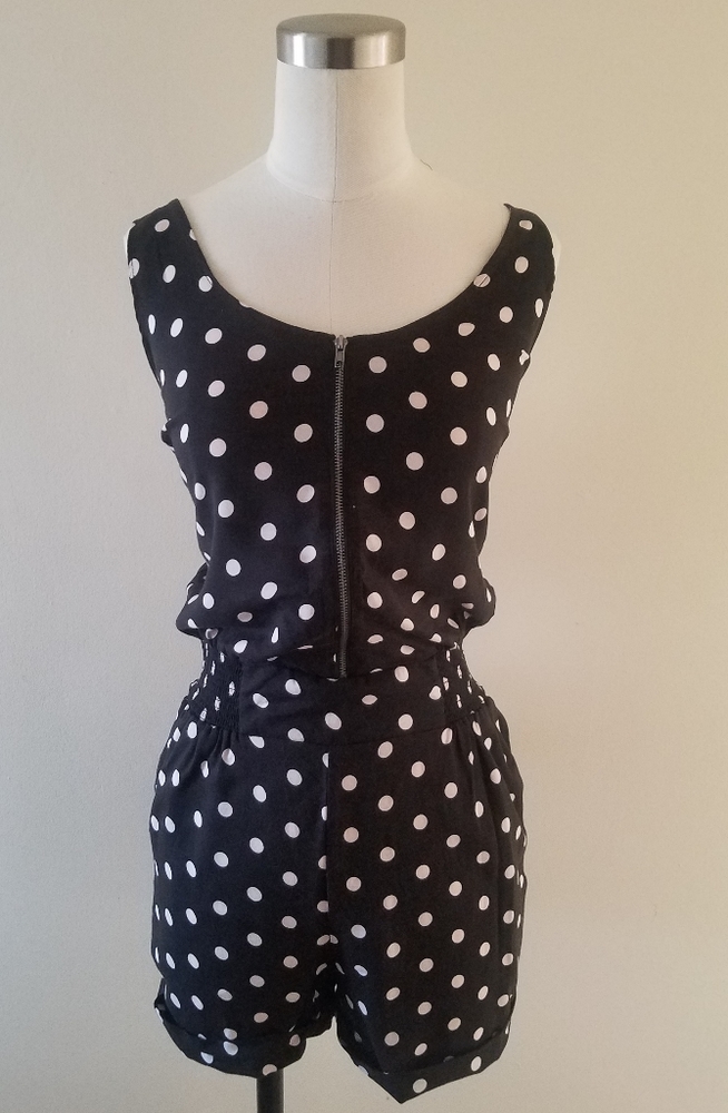 Material Girl Polka Dot Romper